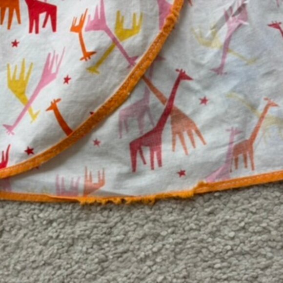 Vintage Handmade Giraffe Print Toddlers Dress - Picture 8 of 12